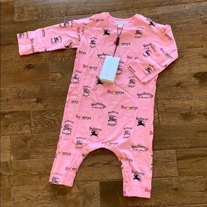 newborn burberry onesie